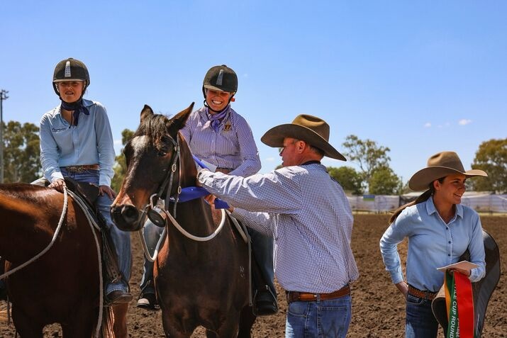 High School Campdraft Percentile Cup ribbons and awards