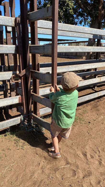 Children enjoying life on a remote cattle station near Borroloola in the Northern Territory