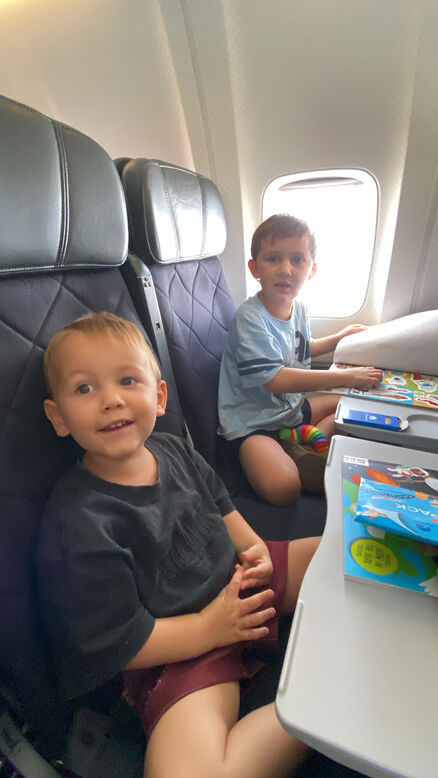 Light aircraft used for travel from a remote Northern Territory cattle station