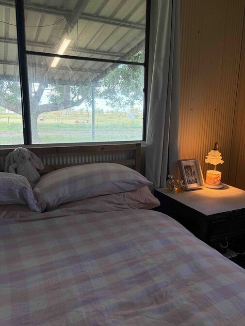 Governess accommodation in a donga on a remote cattle station