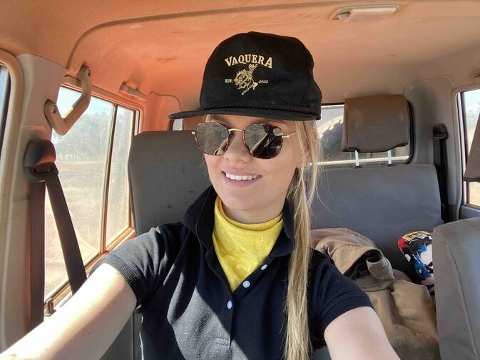 Holly Gorroick working as a Governess on a cattle station in the Northern Territory