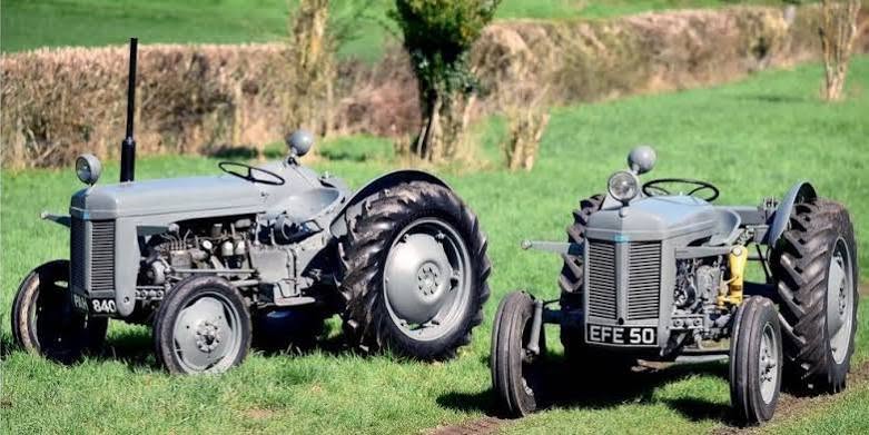 Richard Murray's grey Ferguson TE20 tractor